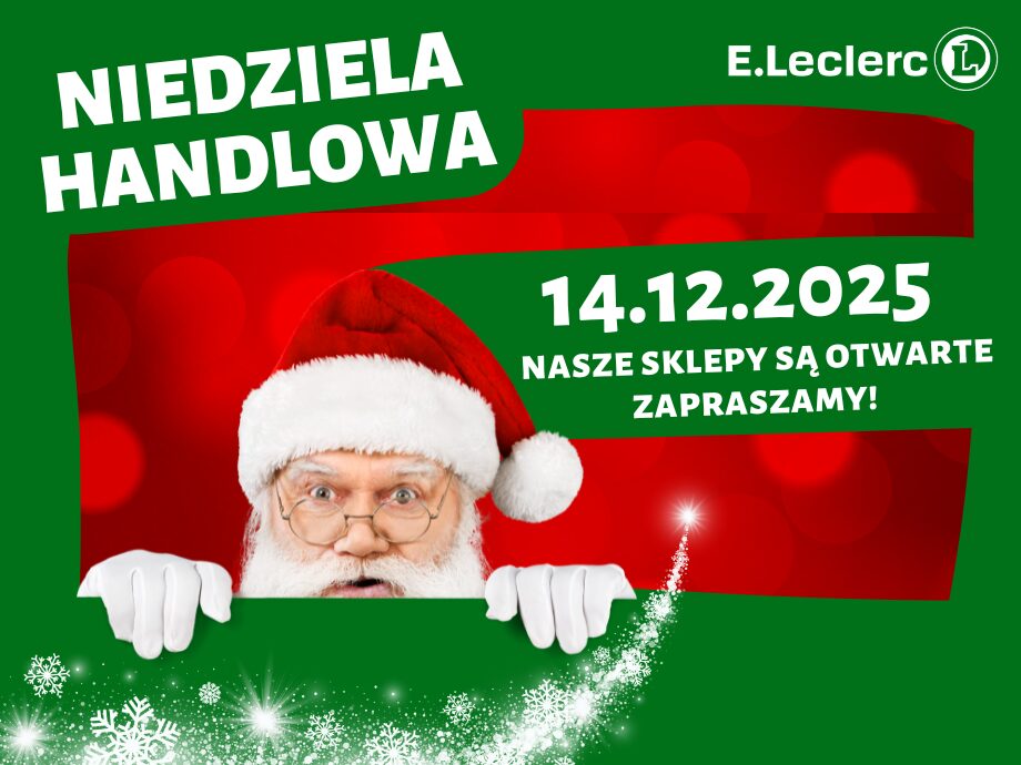 niedziela handlowa 14.12